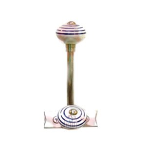 Hat & Coat Hook Cast Iron With Ceramic Balls 110mm #764