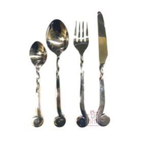 Hand Forged (Stainless Steel) Viking Cutlery Set #7730