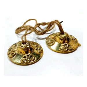 Brass Manjira 70mm Dia #7786