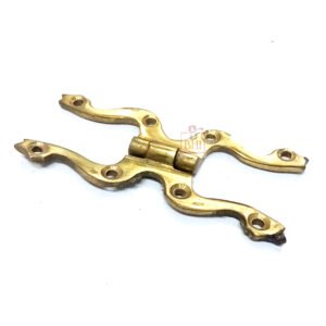 Cabinet Hinge- Snake Brass 80mm #7845