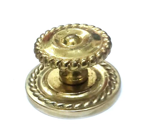 Cabinet Knob Brass 28mm Knob #7857