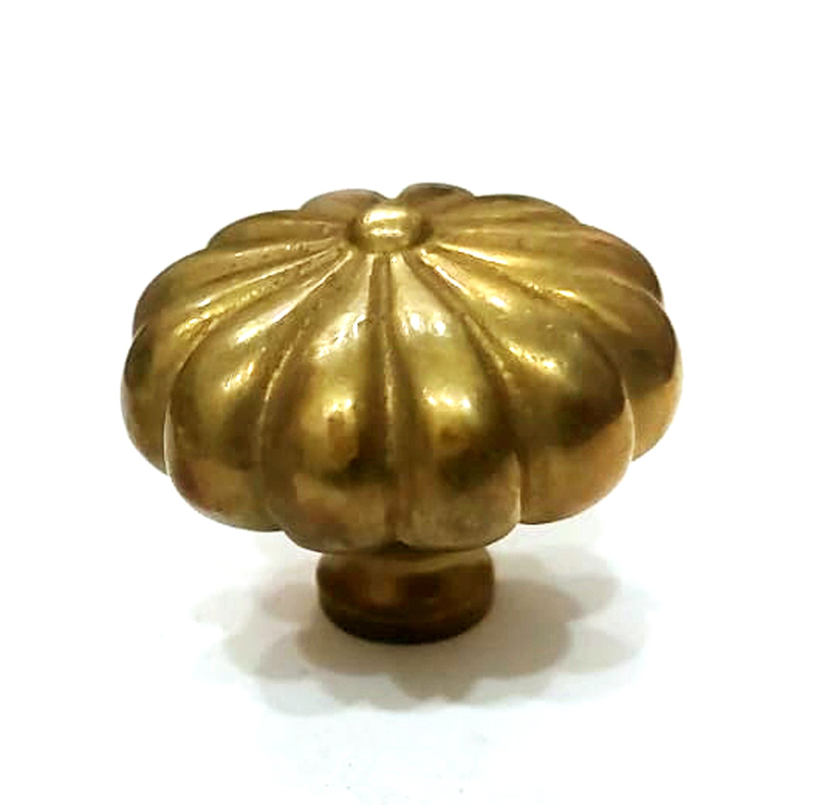 Cabinet Knob Brass 40mm Dia #7860