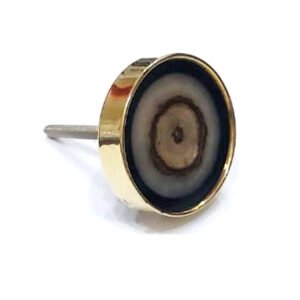 Cabinet Knob Brass & Resin 45mm #7869 (Set of 6 Pcs)