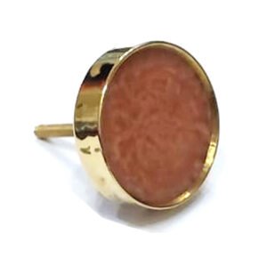 Cabinet Knob Brass & Resin 45mm #7875 (Set of 6 Pcs)