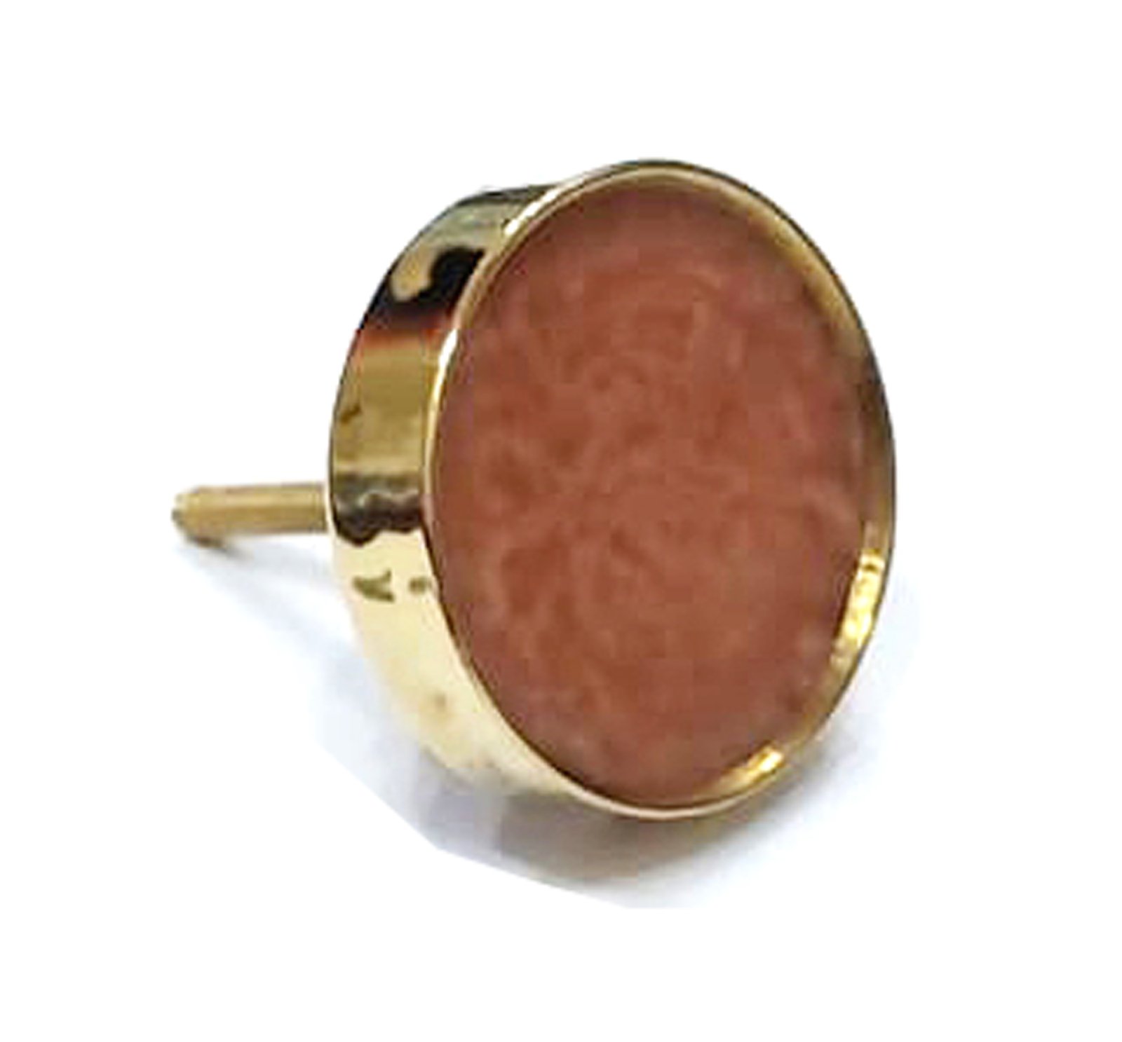 Cabinet Knob Brass & Resin 45mm #7875 (Set of 6 Pcs)