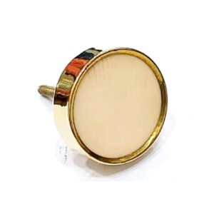 Cabinet Knob Brass & Resin 40mm #7878 (Set of 6 Pcs)