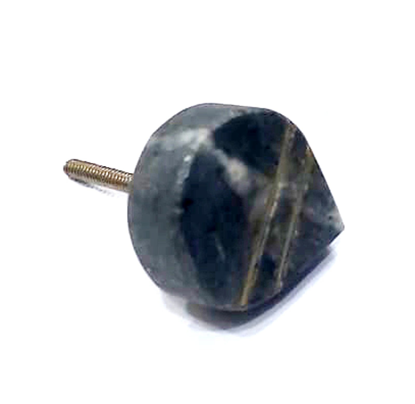 Cabinet Knob Gray Marble 42mm #7886 (Set of 6 Pcs)