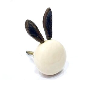 Cabinet Knob Rabbit Resin 70mm #7889 (Set of 6 Pcs)