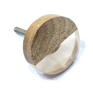 Cabinet Knob Wood & Resin 43mm #7901 (Set of 6 Pcs)