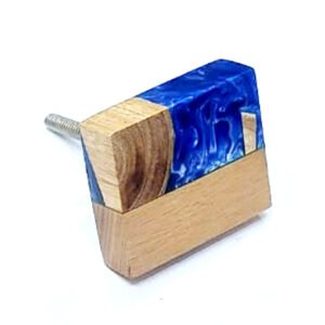 Cabinet Knob Wood & Resin 43mm #7912 (Set of 6 Pcs)