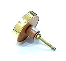 Cabinet Knob Brass & Resin 45mm #7941 (Set of 6 Pcs) - Image 2