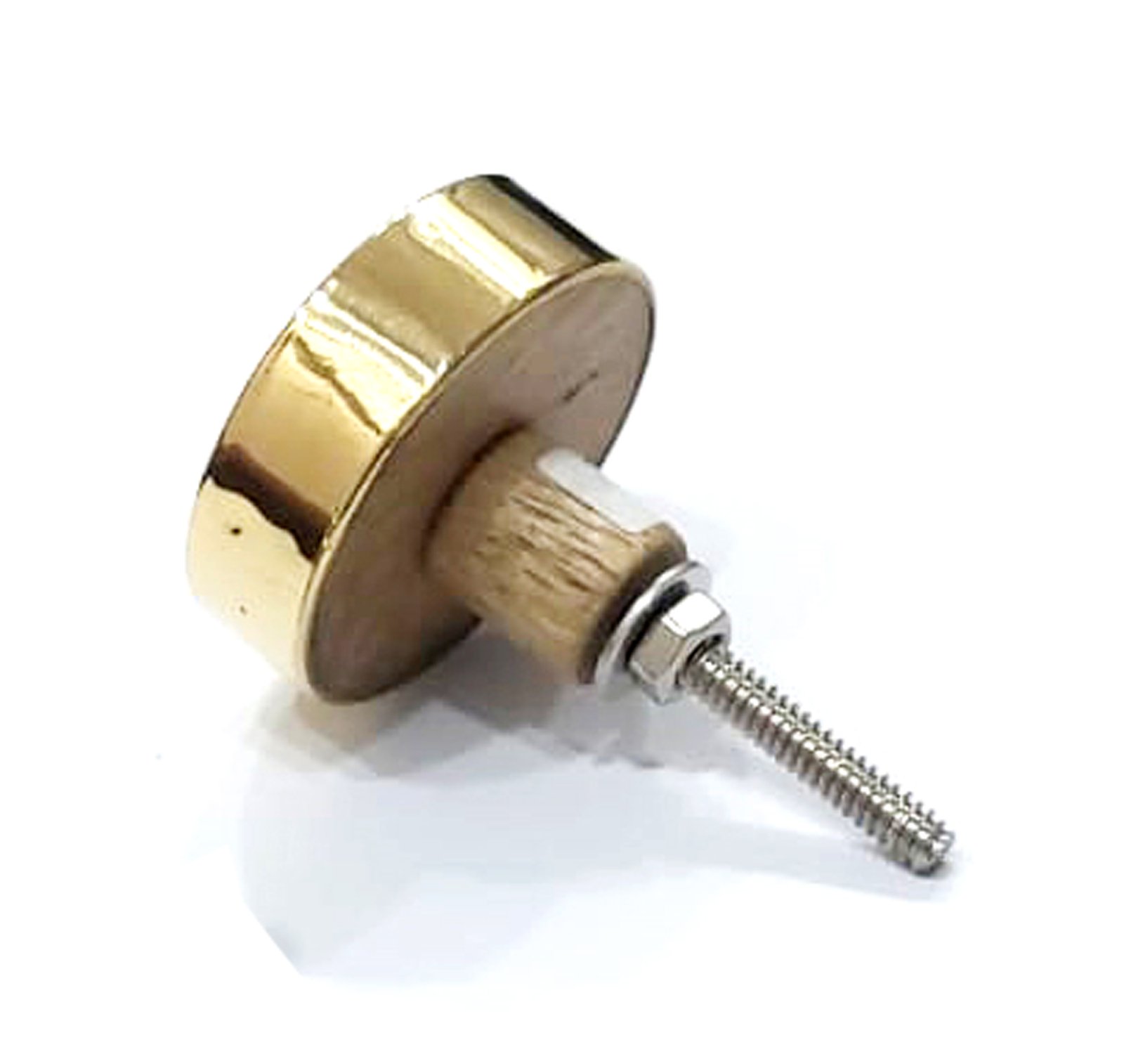 Cabinet Knob Brass & Resin 40mm #7946 (Set of 6 Pcs) - Image 2