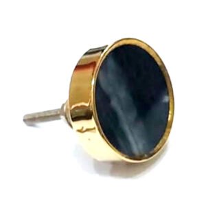 Cabinet Knob Brass & Resin 40mm #7946 (Set of 6 Pcs)