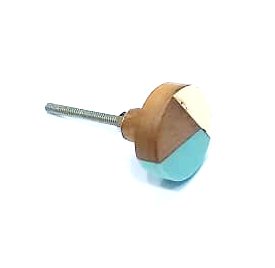 Cabinet Knob Resin & Wood 35mm #7962 (Set of 6 Pcs)