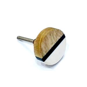Cabinet Knob Resin & Wood 38mm #7968 (Set of 6 Pcs)