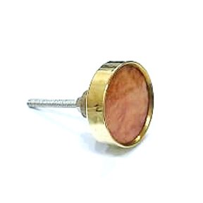 Cabinet Knob Brass & Resin 40mm #7973 (Set of 6 Pcs)