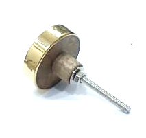 Cabinet Knob Brass & Resin 40mm #7973 (Set of 6 Pcs) - Image 2