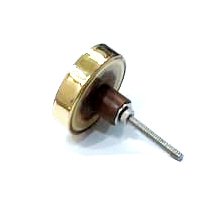 Cabinet Knob Brass & Resin 43mm #7981 (Set of 6 Pcs) - Image 2