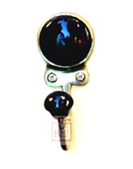 Iron Coat Hook with Ceramic Button 90mm #803