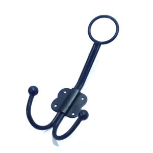 Hand Forged Iron Hat & Coat Hook 180mm #8073