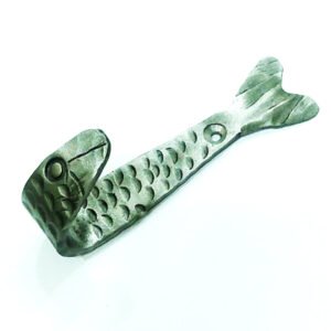 Hand Forged Iron Coat Hook-Fish 102mm #8075