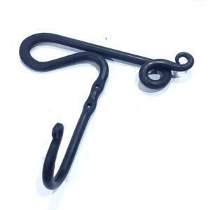 Hand Forged Iron Coat Hook 125mm #8084
