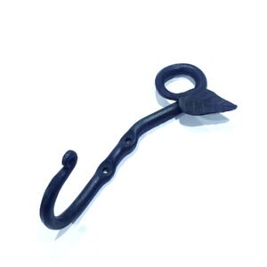 Hand Forged Iron Coat Hook 150mm #8086