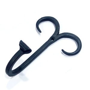 Hand Forged Iron Coat Hook 110mm #8091