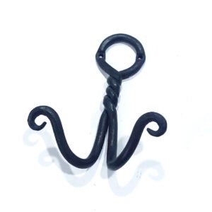 Hand Forged Iron Coat Hook 110mm #8097