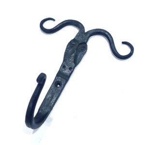 Hand Forged Iron Coat Hook 125mm #8098