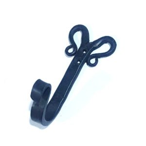 Hand Forged Iron Coat Hook 105mm #8099