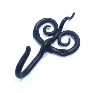 Hand Forged Iron Coat Hook 140mm #8100