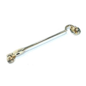 Brass Cabin Hook 200mm #8119 Polish Brass Finish