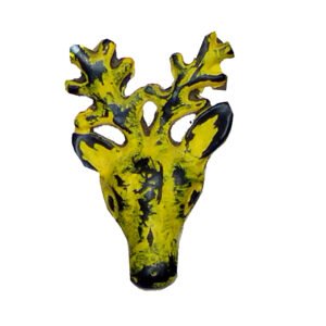 Cast Iron Cabinet Knob Hand Painted 75mm #813 (Set of 6 Pcs)