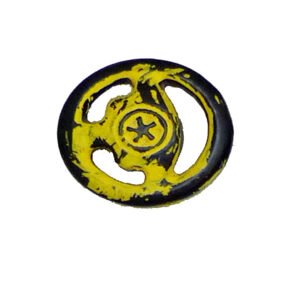 CAST IRON CABINET KNOB HAND PAINTED 45mm #816 (Set of 6 Pcs)