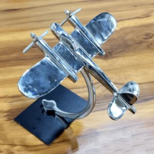 Aluminum Aeroplane Shape Show Piece Home Decoration Handicrafts 240mm #8215