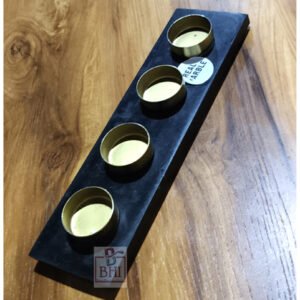 Black Marble candle holder 280mm #8216
