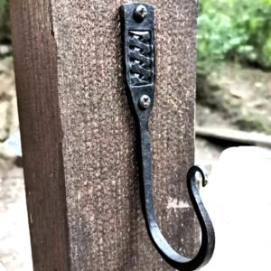 Hand Forged Iron Coat Hook #8266