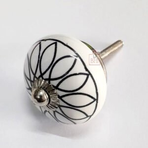 Ceramic Cabinet Knob 40mm #8387 (Set of 6 Pcs)