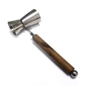 Stainless Steel BarTool with wooden Handle 215mm #8401