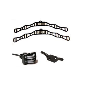 Cast Iron Double Pulley Set -Heavy Duty Double Pulleys for Efficient Lifting Ideal for Hanging Wire and Crane Operations with Swivel Hook Design Pulley Set Double Wheel Roof Conservatory hardware #8496