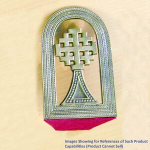 Brass Cross Bookend #8545