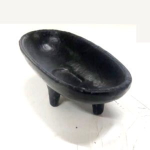 Cast Iron Ovel Shape Charcoal Bowl 100mm #8567