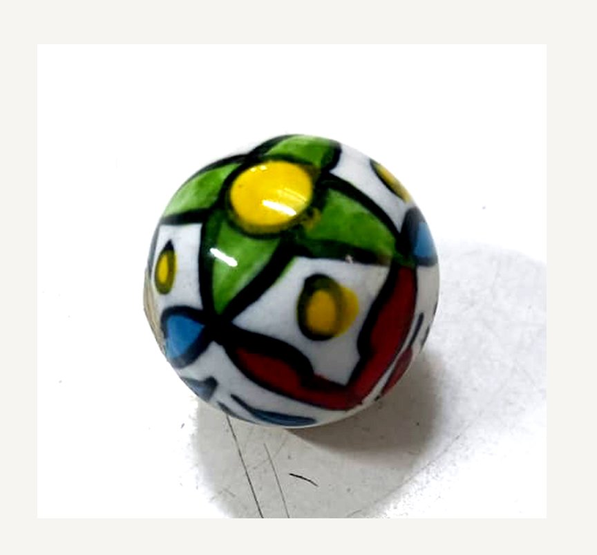 Cabinet Knob Ceramic 25mm #8595 (Set of 6 Pcs)