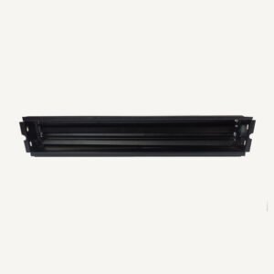 Sheet Iron Wall Vent Grill - Metal Ventilation Grilles - Air Vent Covers for Walls 360mm #8658 Black Powder Coated Finish