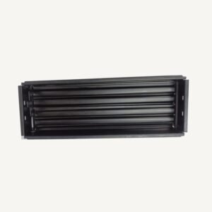 Sheet Iron Wall Vent Grill - Metal Ventilation Grilles - Air Vent Covers for Walls 310mm #8660 Black Powder Coated Finish