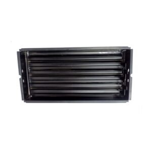 Sheet Iron Wall Vent Grill - Metal Ventilation Grilles - Air Vent Covers for Walls 315mm #8664 Black Powder Coated Finish