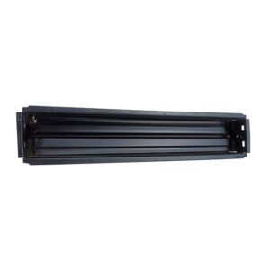 Sheet Iron Wall Vent Grill - Metal Ventilation Grilles - Air Vent Covers for Walls 305mm #8670 Black Powder Coated Finish