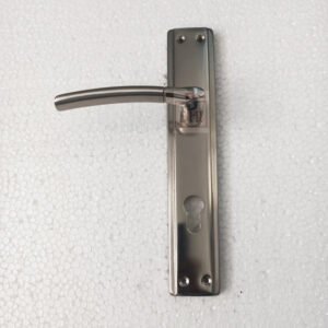 Stainless steel Door Handle On Plate 255mm #8702