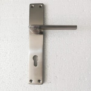 Stainless steel Door Handle On Plate 255mm #8704